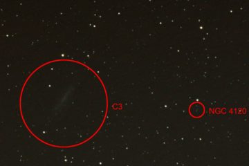 C3 Galaxie und NGC4120 - Details